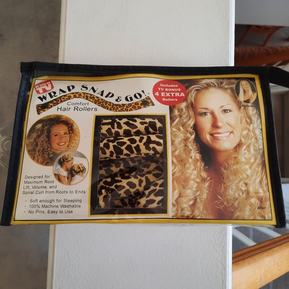 Wrap snap and go overnight hair rollers - Picture 1 of 8